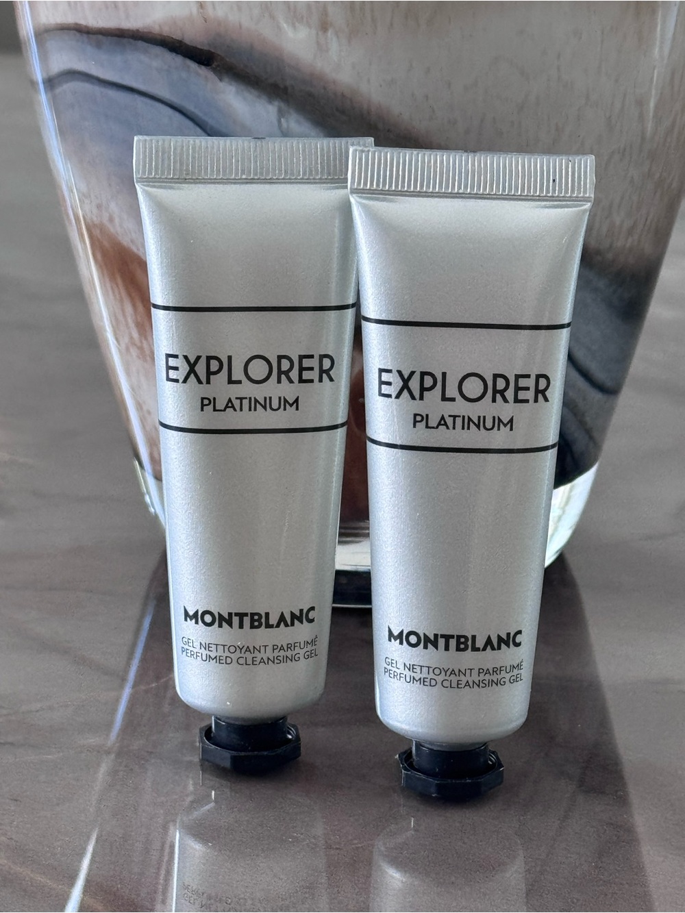 Montblanc Explorer Platinum Cleansing Gel Tubes - 2 pcs each 30 ml